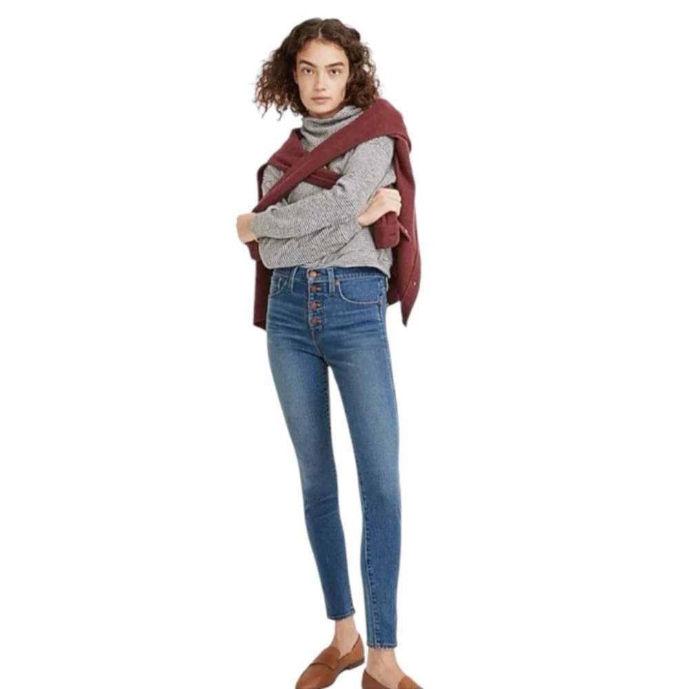 NWT Madewell Women's 10" High Rise Skinny Jeans with Tencel Size‎ 32